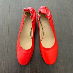 Everlane Day Heel size 9.5 - Red Leather